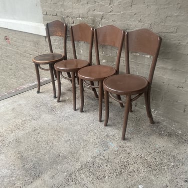 Set of 4 Bentwood Bistro Chairs