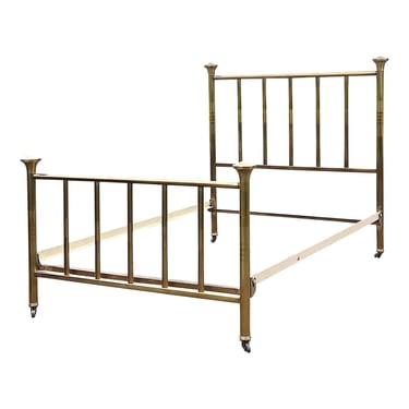 Antique Simmons Brass Bed - Full Size 
