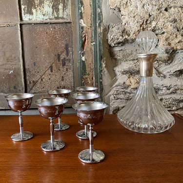 Mid century glassware mid century barware mid century decanter 