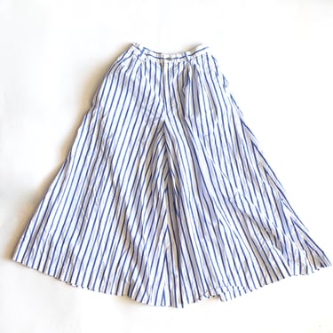 Ralph Lauren high waisted striped culotte pant s/xs 