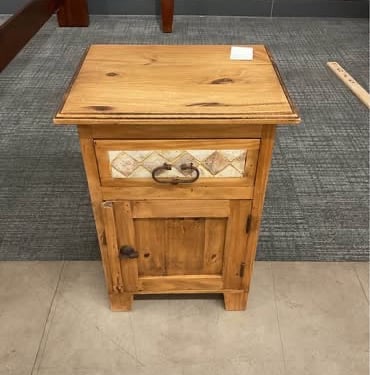 Tile Drawer Side Table