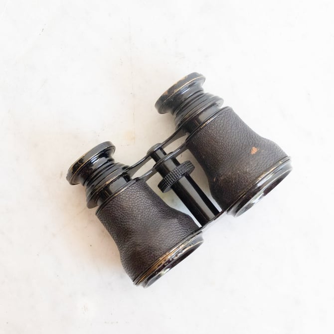 Vintage  Leather Binoculars