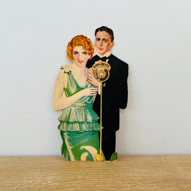 Vintage 1920s Game Scorecard Party Card Advertising for The Martin Senour Company Automotive Paint 