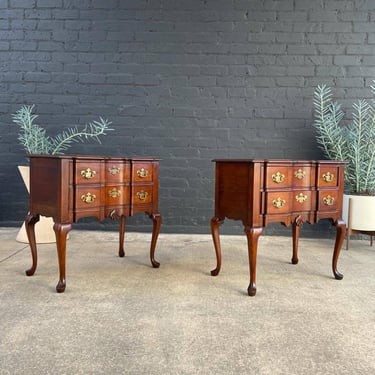 Pair of French Provincial Style Night Stands/End Tables 