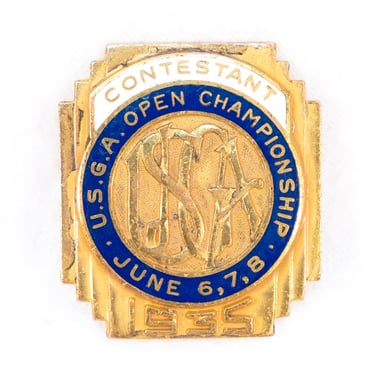 USGA Open Championship Contestant Brooch 1935