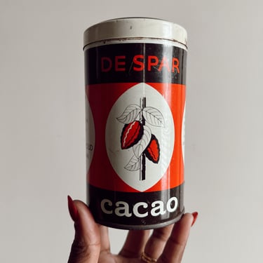 Vintage Mid-Century Dutch Cocoa Tin