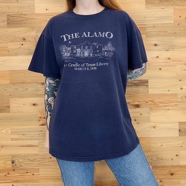 90's Vintage The Alamo Texas Tee Shirt T-Shirt 