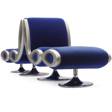 A Gluon Lounge Chair &amp; Ottoman by Marc Newson for Moroso