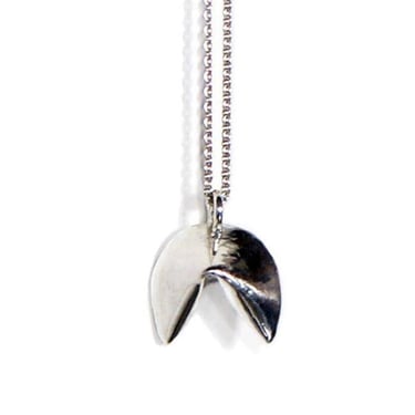 FORGE & FINISH - Fortune Cookie Necklace - Silver