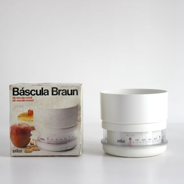 Braun Model 4243 Kitchen Scale: A Culinary Icon Designed by Hartwig Kahlcke Under the Guidance of Dieter Rams, in 1984 