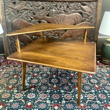 Midcentury Modern Two-Tiered Occasional Table