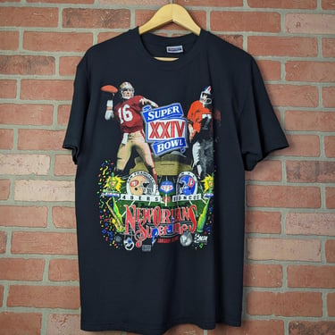 Vintage 90s NFL New Orleans Superbowl ORIGINAL Sports Tee - Extra Large 