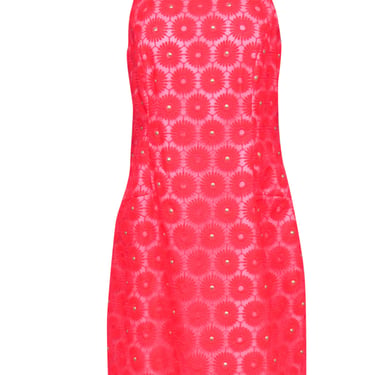 Lilly Pulitzer - Pink & Neon Orange Abrstrac Print | Current Boutique - DMV  - Bethesda, Clarendon, DC, Old Town | ATTIC