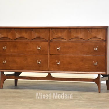 Refinished Broyhill Brasilia Walnut Dresser 