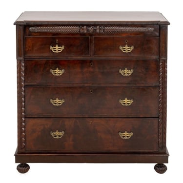 American Empire Mahogany Chest of Drawers