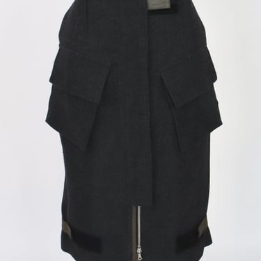 Dries van Noten Wool Cargo Pocket Skirt*