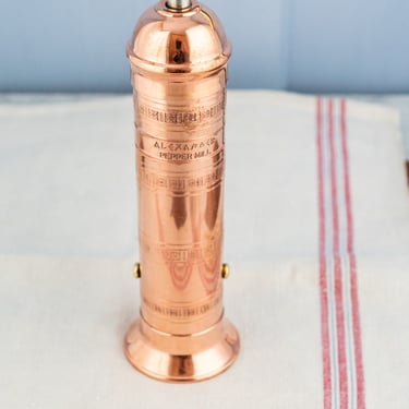 The Original Greek 8" Copper Pepper Mill