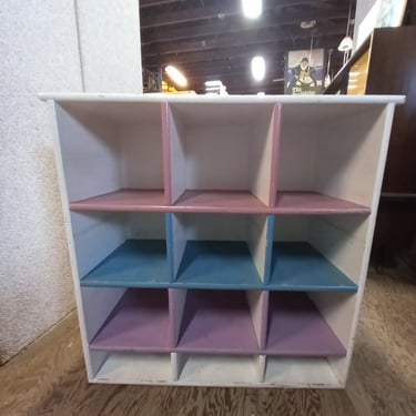 Fun Colored Cubbies/Shelves, 38 x 15.5 x 36.625