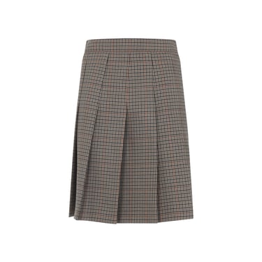 Celine Plisse Mini Skirt Women