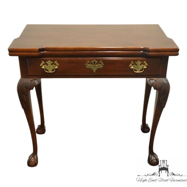 STATTON FURNITURE Solid Cherry Traditional Style 32" Flip Top Accent Game Table - Oldtowne Finish 