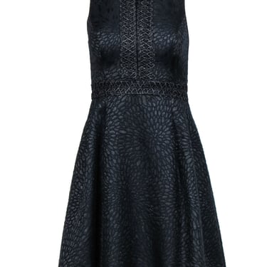 Lilly Pulitzer - Black & Sparkly Sleeveless Midi Dress Sz 0