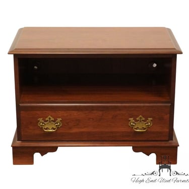 PENNSYLVANIA HOUSE Solid Cherry Traditional Style 29" Open Cabinet Nightstand / End Table 