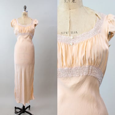 1930s TRILLIUM slip dress nightgown small medium | new spring summer 