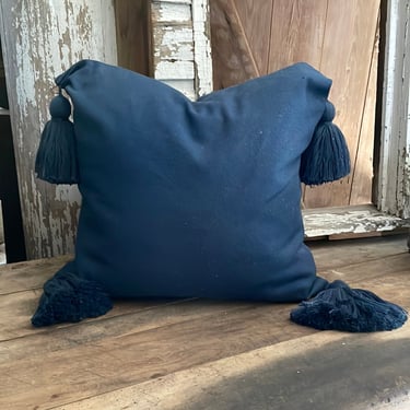 Navy Down-Filled Pillow