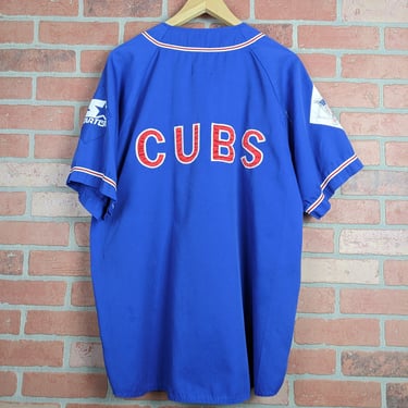 Vintage 90s Starter MLB Chicago Cubs Baseball ORIGINAL Jersey - Extra Large 