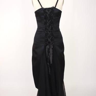 Charles Chang-Lima Silk Corset Dress