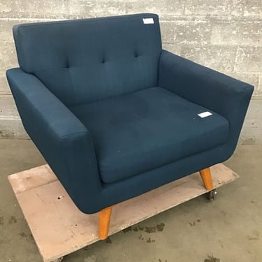 Moody Teal Cozy Chair (Seattle)