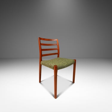 Danish Mid-Century Modern Model 85 Ladderback Dining Chair in Teak by Niels Otto Møller for J.L. Møller Mobelfabrik, Denmark, c. 1960s 