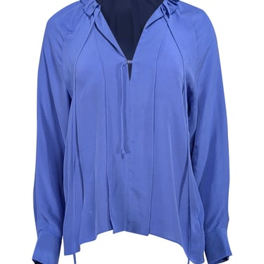 Joie - Periwinkle Blue Silk Blouse Sz XS