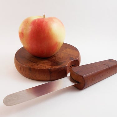 Dansk Denmark Lollipop Cutting Board and Knife Designed by Jens Quistgaard 