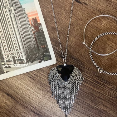 Art Deco Necklace | Art Deco Necklace | Art Deco Jewelry | Art Deco Fringe Necklace 