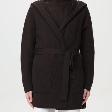 Max Mara Studio Coat Woman Brown Women