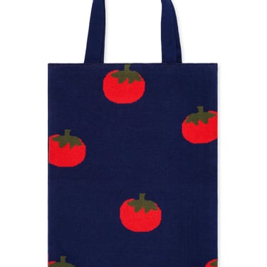 All Over Tomato Tote Bag (Navy)