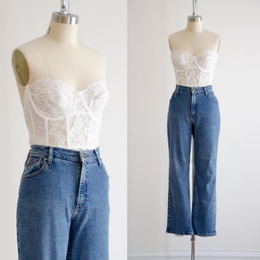 high waisted jeans 90s y2k vintage Riders bootcut stretch jeans 
