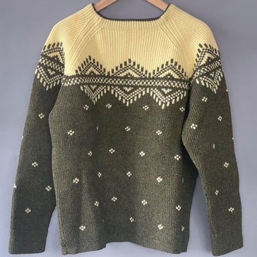 Vintage German Wool Ski Sweater Max Bruestle 