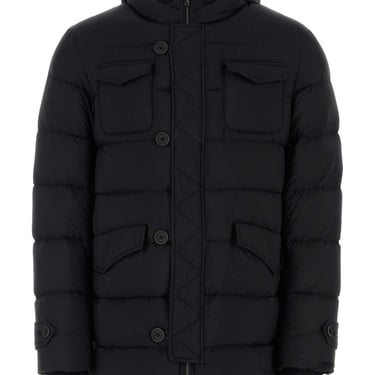 Herno Men Black Nylon Down Jacket
