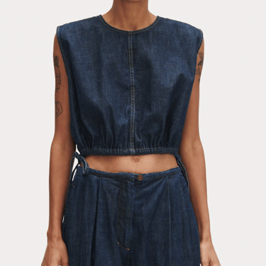 New Aires Top - Dark Indigo