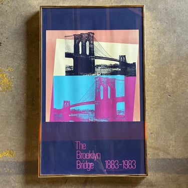 Andy Warhol Poster, The Brooklyn Bridge Poster 