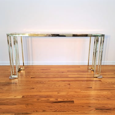 Vintage 1970's Sofa / Console Table 