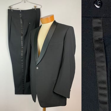 Vintage 50’s Black Shawl Collar Tuxedo 