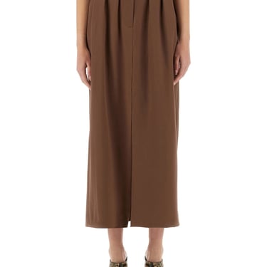 Dries Van Noten Women Wool Skirt With Belt