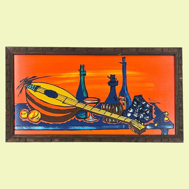 LOCAL PICKUP ONLY ———— Vintage Mid-Century Still Life Painting 