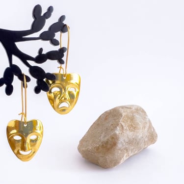 Theatre Mask Earrings