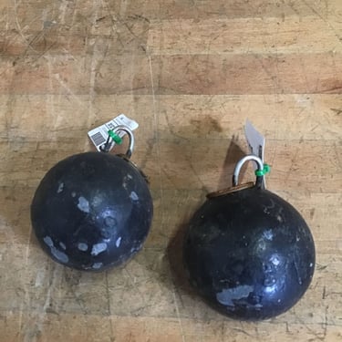 Vintage Downrigger Lead Weights (2pc) (Tacoma)