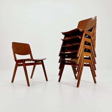 1 of 6 Mid century Bauhaus Dining Chairs By Thonet, Germany, 1960s 