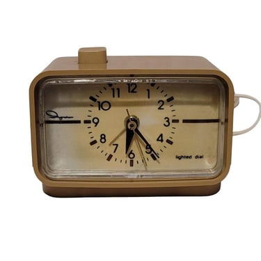 1970's Ingram Lighted Dial Alarm Clock McGraw Edison 49-075 M22 